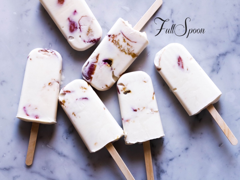 Эскимо из замороженного йогурта с персиками